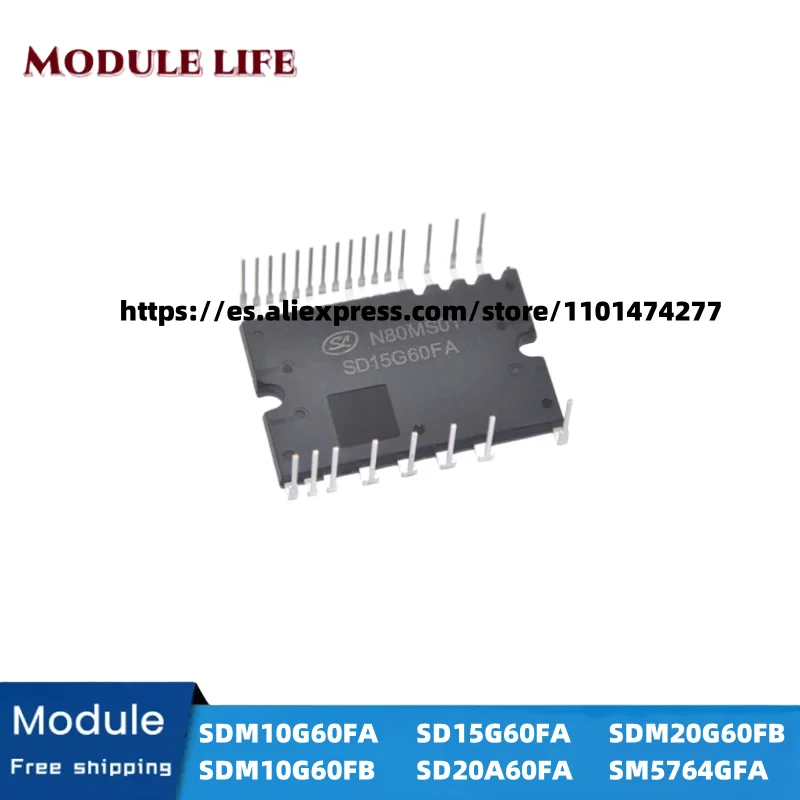 

SDM10G60FA, SDM10G60FB, SD15G60FA, SD20A60FA, SDM20G60FB, SM5764GFA Original brand new air conditioning module