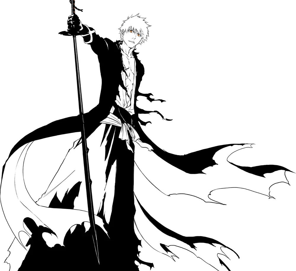 

Ichigo Kurosaki Bleach v3 Weatherproof Anime Sticker Car Decal 3",6",8" 3 sizes for choice.