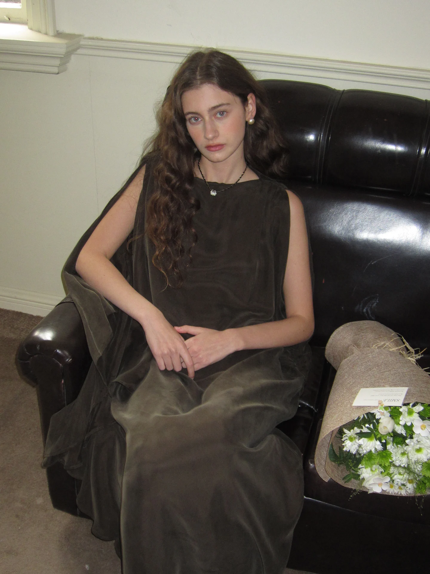

Ретро-платье Svel Gown с эффектом похудения для женщин, с завышенной талией, из дышащей ткани из медного аммония, А-силуэт