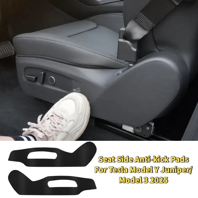 

For Tesla Model Y Juniper/Model 3 2025 Seat Side Anti-kick Pads Mat Side Door Anti-scratch Protective Sticker Cover Accessories