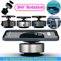 Car Mount Mobile Phone Holder Magnetic Intelligent Adsorption Bracket USB Charging Vacuum Suction Mobile Phone Holder Car Parts