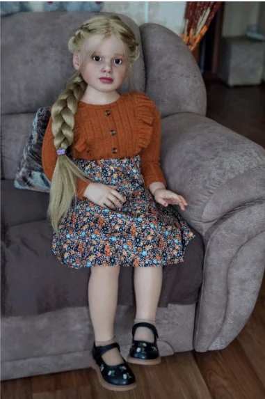 DLS 47inches Reborn Doll Huge Girl Gabriella Sold Out Edition Elegent Little Lady Painted Finished
