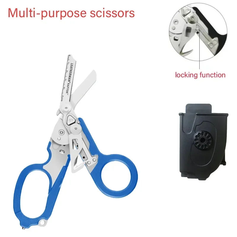 Multifunctional Tactical Pliers Folding Scissors Outdoor Survival Tools Small First Aid Scissors Combination Tactical Scissors