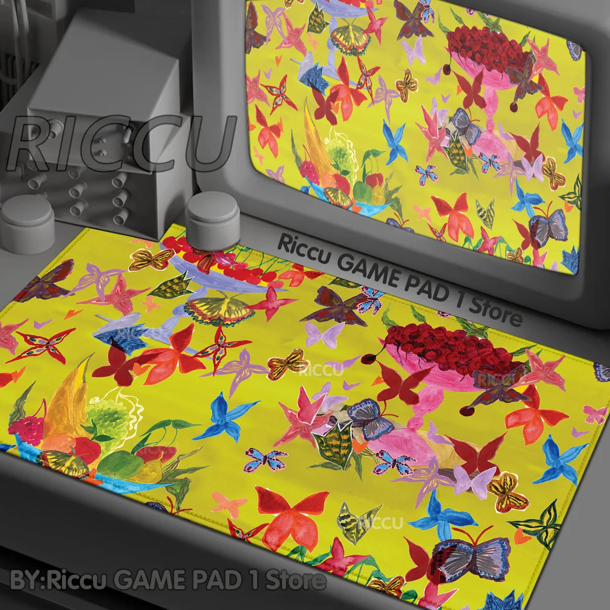 

Oil Painting graffiti art mouse pad large keyboard mouse desk pad non-slip rubber gaming mouse pad laptop carpet table mat