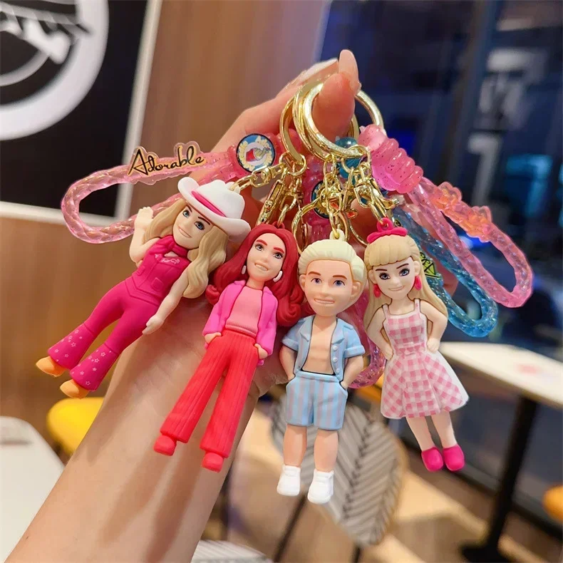 

Love 3D Ken Doll Key Chains Pendant Car Bag Keyring Kids Toys Hat Girls Backpack Decor Fashion Jewelry Accessories Couple Gift