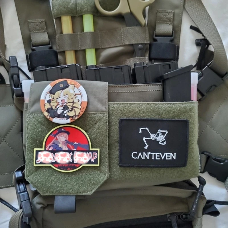 Insignia esqueleto táctico parche bordado para ropa - imagen 4