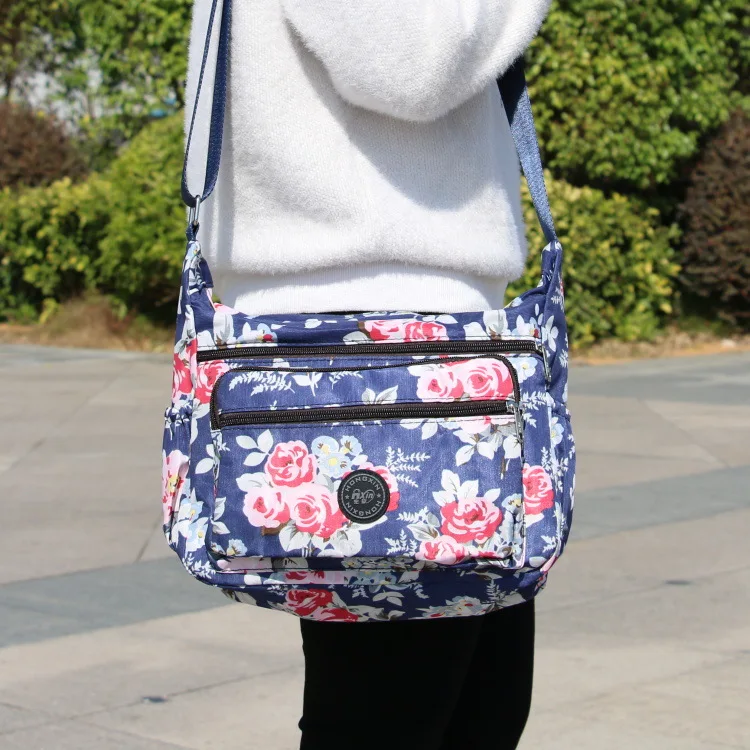 Fashion Flower Printing Women Bag Mummy Casual Shoulder Bags Female Maternity Mother Baby Stroller Bags