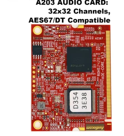 A203 AES67 Audio Network Module – 32x32 Channels, Built-in Mixer, DT Compatible Open Protocol Audio