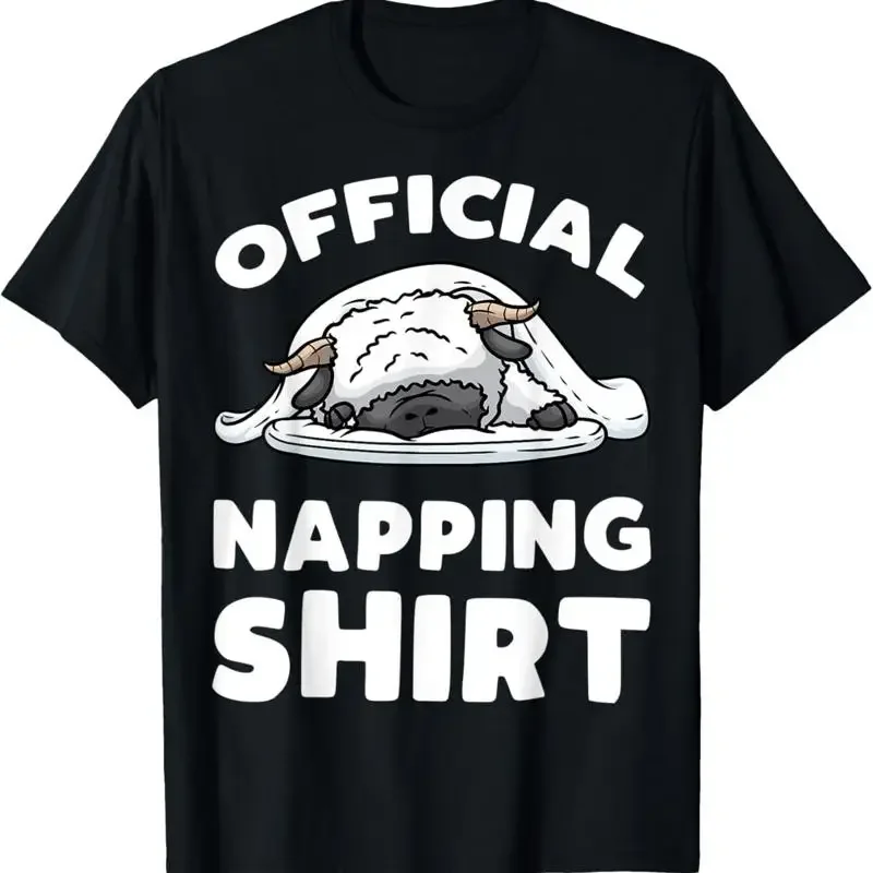 Valais Blacknose Sleeping Napping Walliser Schwarznasenschaf T Shirt