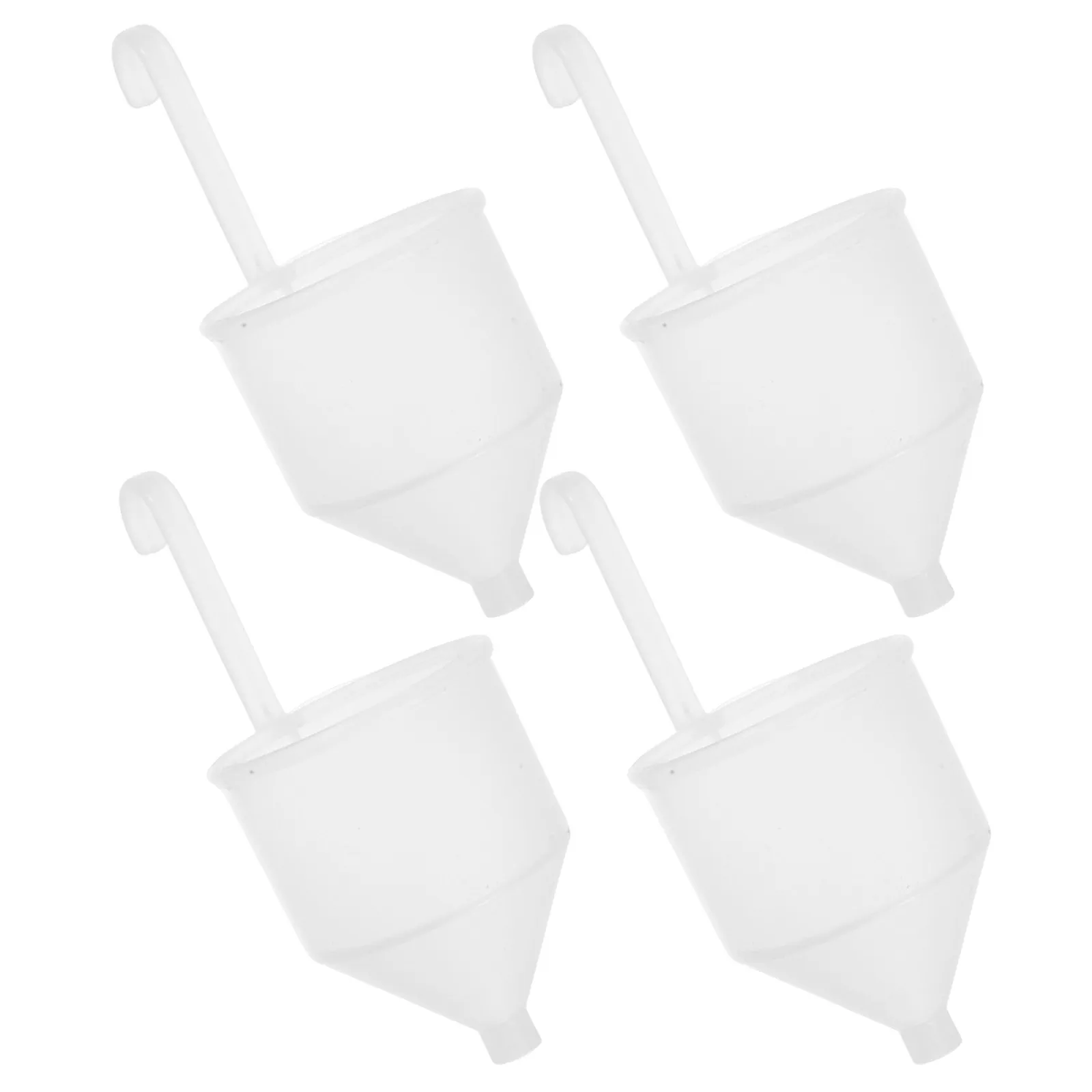 4Pcs Viscosity Flow Cup Plastic Paint Consistency Tester Precise Coating Viscosity Measurement for Hvlp Spray Gun Enamel Epoxy