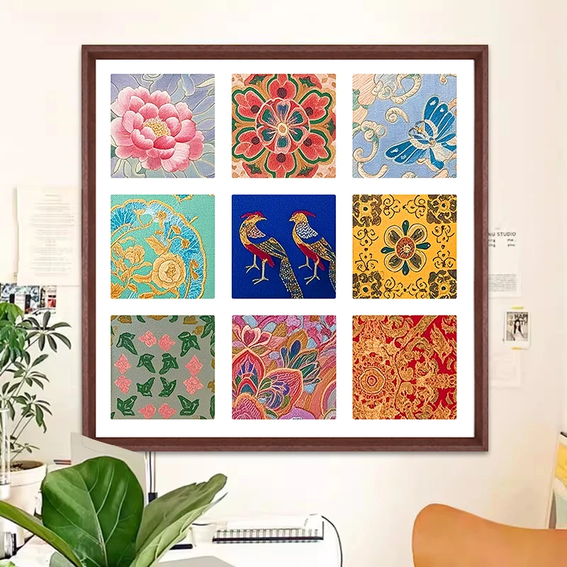 

Новый простой набор для вышивания крестиком своими руками: современный китайский узор на хлопковой ткани для декора стола, спальни, гостиной