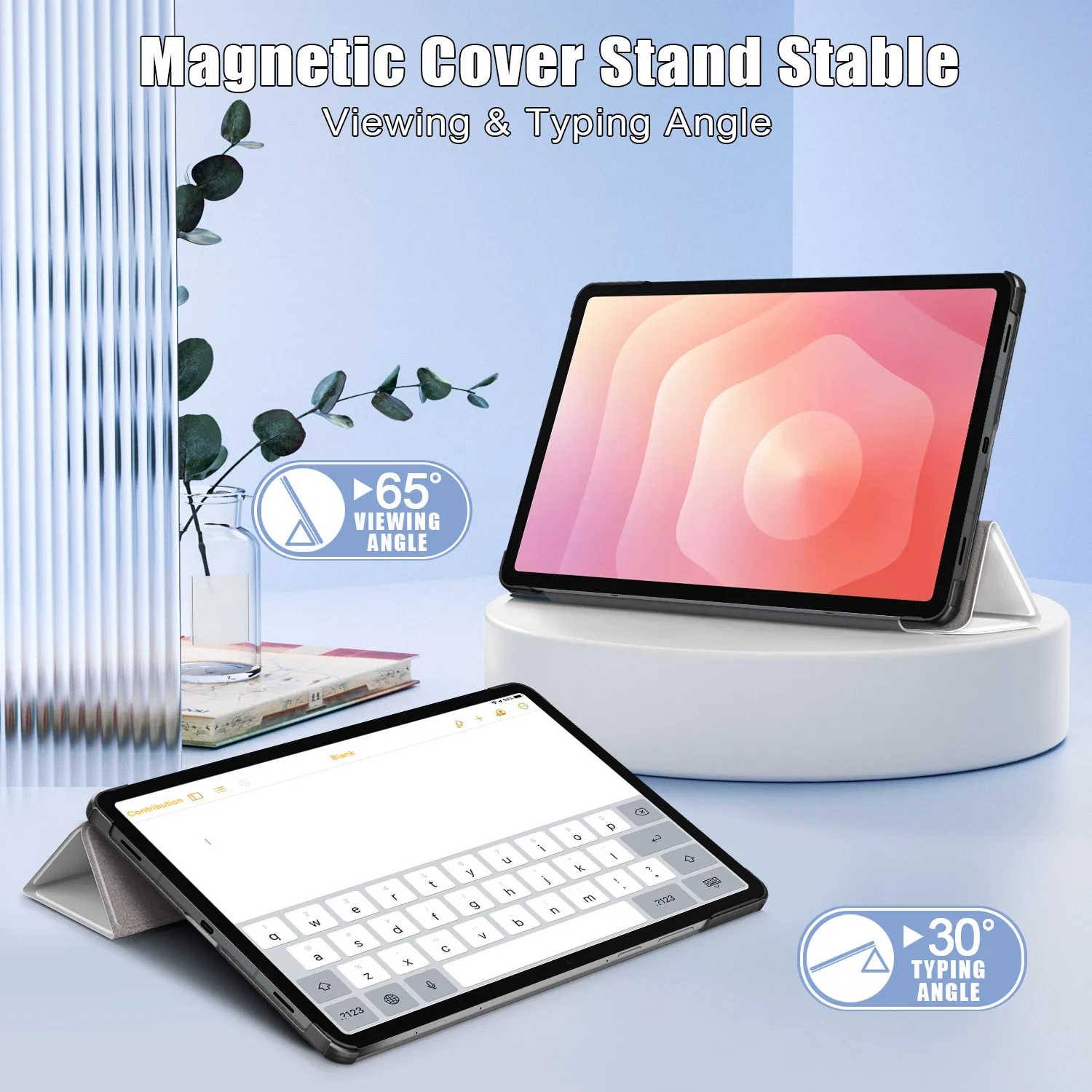 Per Samsung Tab S11 Custodia da 11 pollici 2025 Trifold Supporto magnetico in pelle Custodia rigida per Galaxy Tab S11 5G Custodia SM-X730/SM-X736