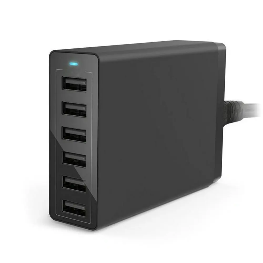 60W 10 Ports 40W 5 USB Ports Quick Charge Charger Station Dock with Cable for iPhone iPad Samsung PC Kindle Multi USB Charger