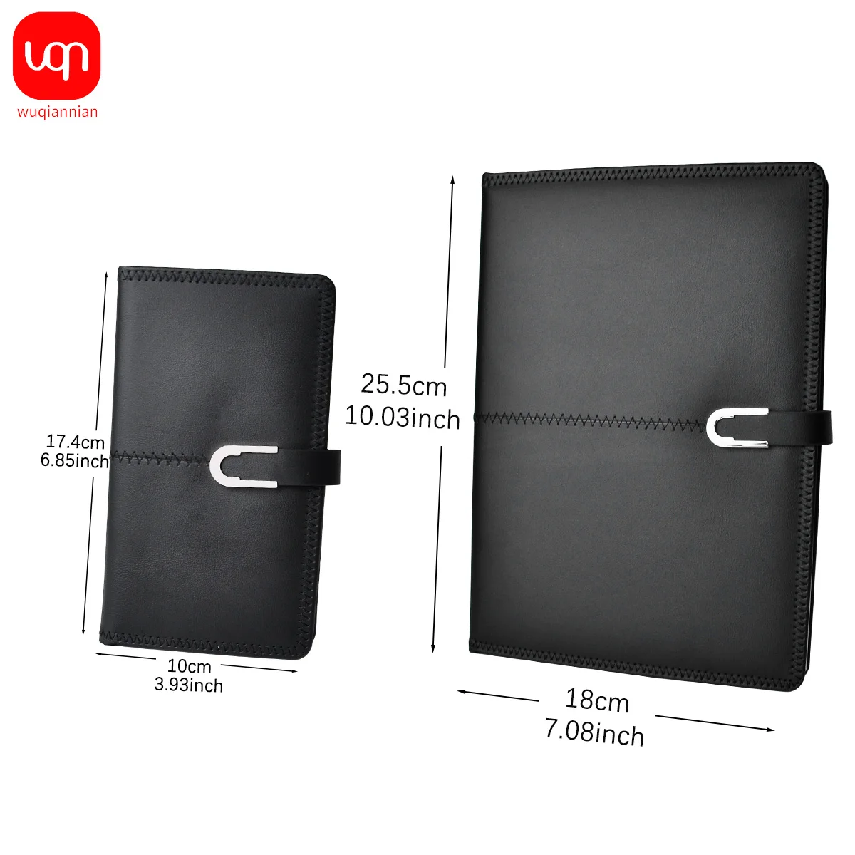 Imagem -03 - Leather Business Notebook Jornal Agenda Organizer Artigos de Papelaria Estudante Cores 108 Páginas a6 b5