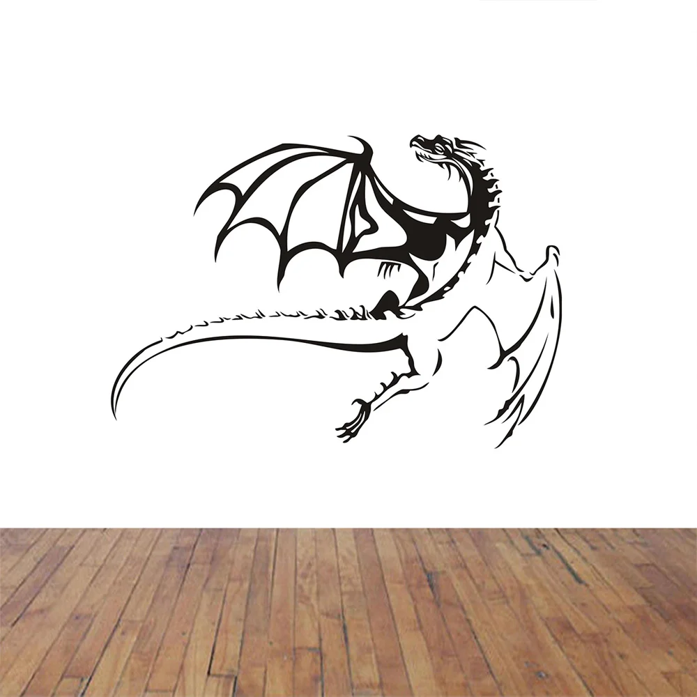 Dragon Vinyl Removable Wall Stickers Wall Art Mural Home Decor 3D Wall Sticker For Kids Room