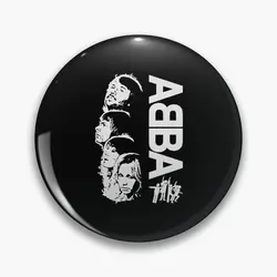 Abba Band  Soft Button Pin Women Funny Fashion Metal Gift Hat Lapel Pin Brooch Lover Badge Cute Clothes Collar Cartoon Decor