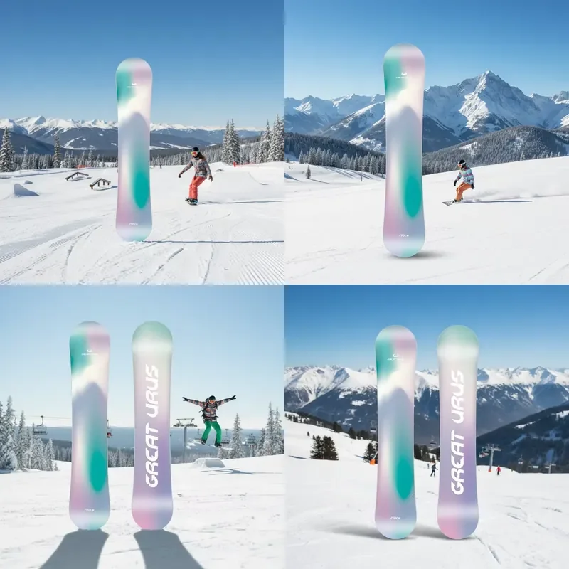 Great URUS Dream Snowboard Set with Bindings - ISO Certified Factory - Custom Logo OEM Service for Women's Ski Equipment