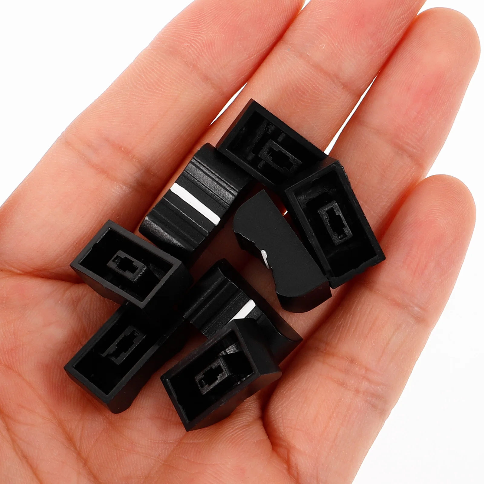 

20Pcs Fader Caps for Mixer Plastic Slider Caps Durable Easy Installation Suitable Various Audio Devices Mixer Slider Mat