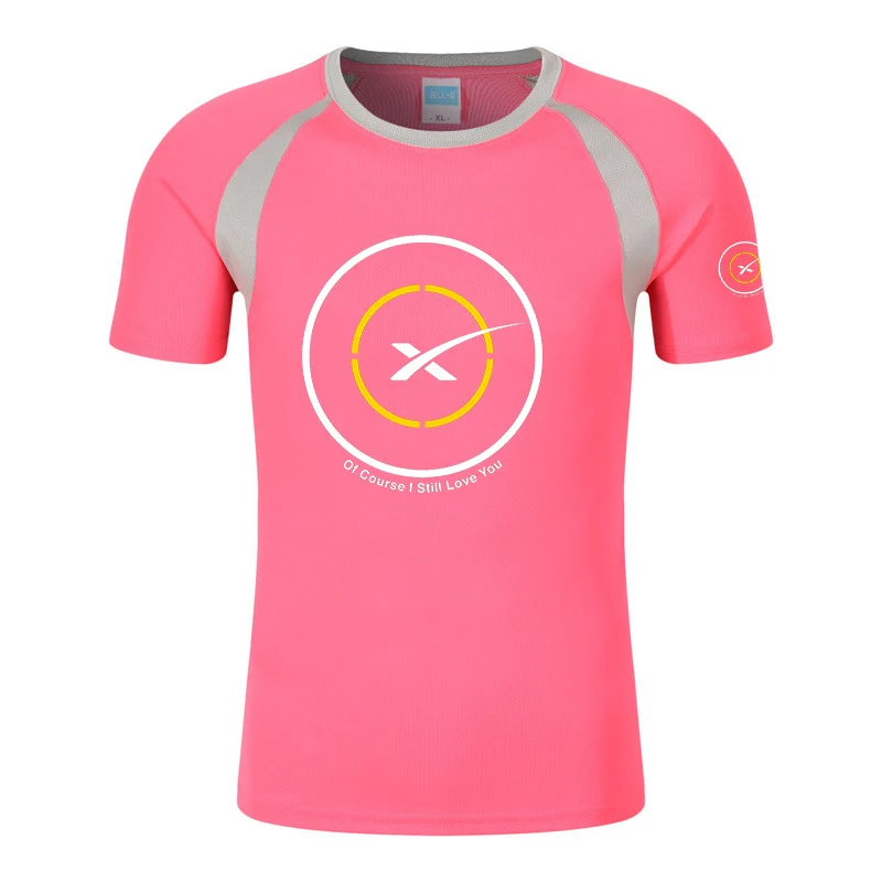 2025 الصيف الرجل SPACEX SPACE X شعار ELON شعار طباعة المضادة للتصادم قميص شخصية مصمم المرقعة تي شيرتات قصيرة الاكمام #6