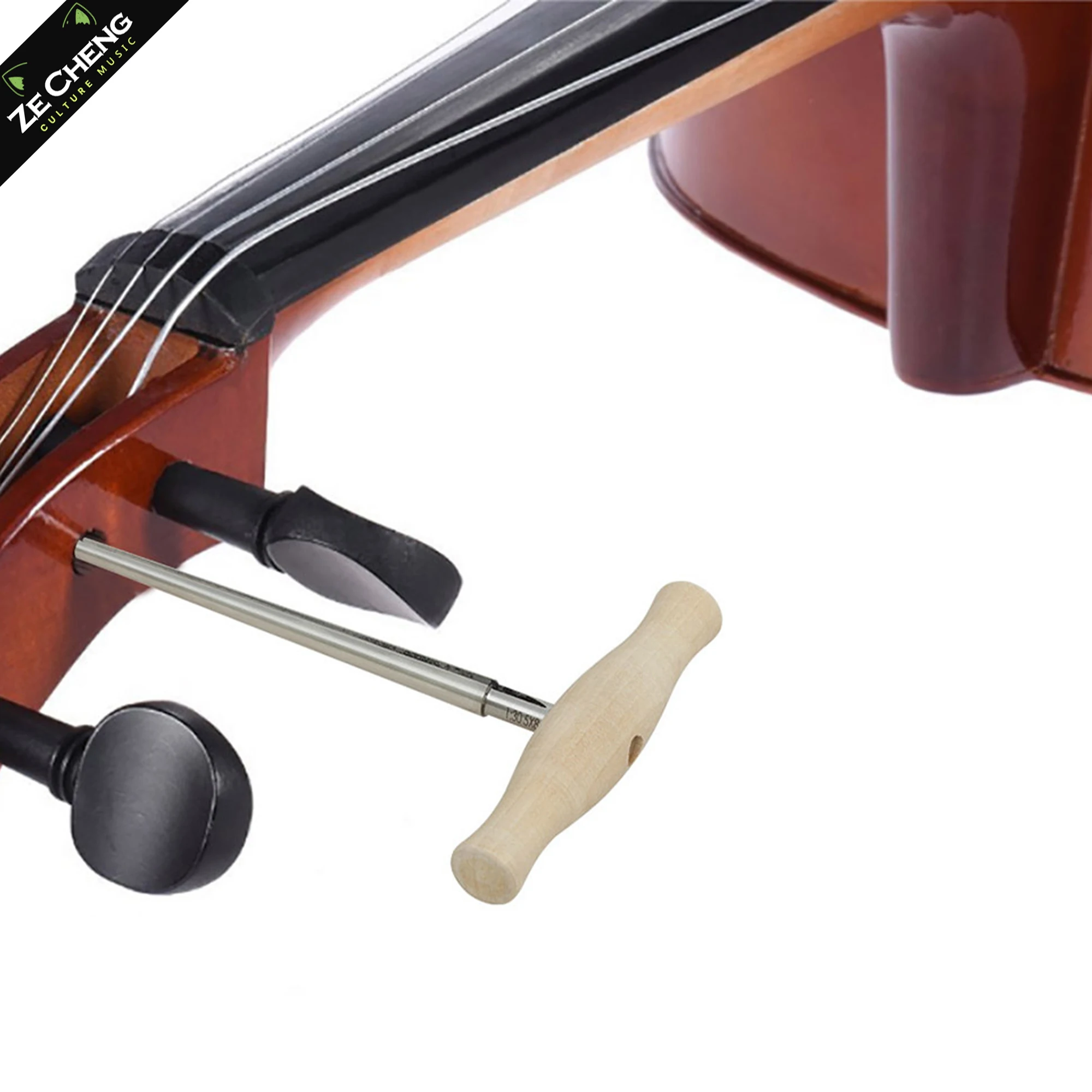 Professional Violin Making Tools 3/4/4/4 Violin Reamer Violin Reamer Straight Blade Repair Tool Violin Headstock Peg Precision Drilling Tool Instrument Accessories