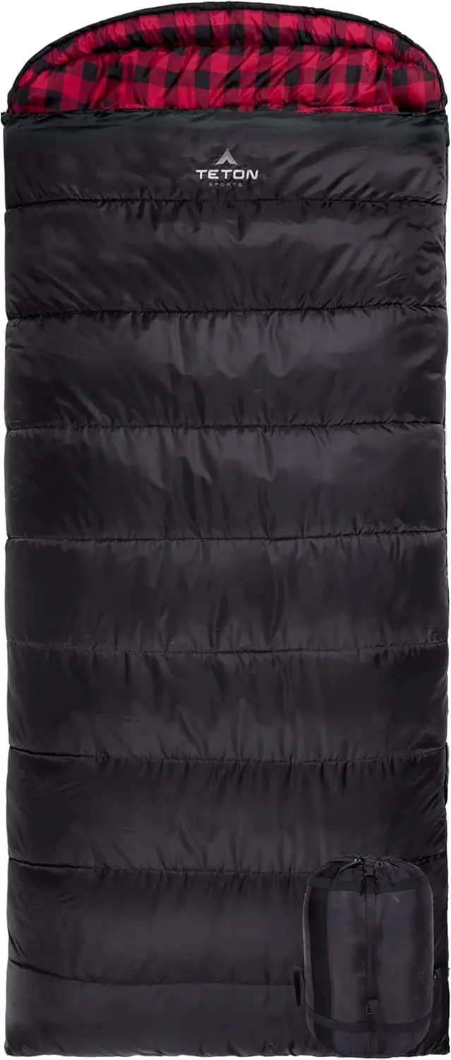 Teton Celsius XXL Sleeping Bag, Cold Weather Sleeping Bags for Adults and Kids, Camping Made Easy and Warm. Compression Sack Inc