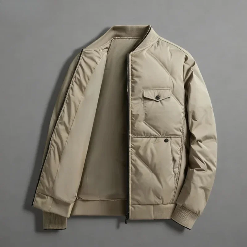 

Men's Casual High Quality Trendy New Autumn and Winter Versatile with Plush Comfortable Outdoor Windproof and Warm Thick Coat