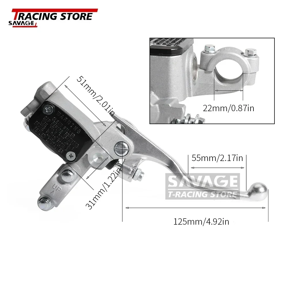 For Gas Gas MC125 MC250 /F MC350F MC450F EX250 /F EX300 EX350F EX450F EC250 /F EC300 EC350F EC500F Master Cylinder Pump Lever