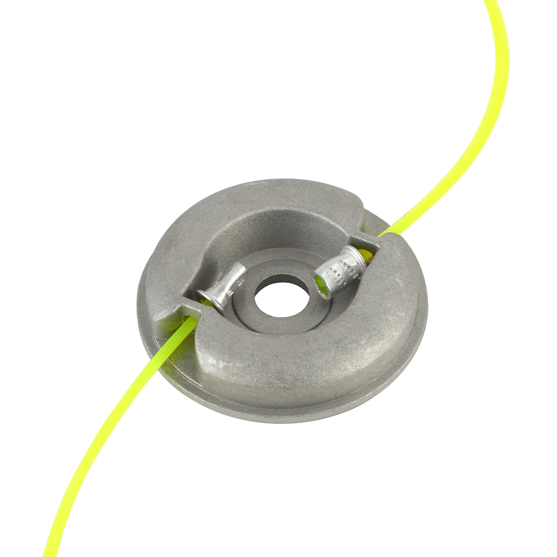 

Aluminum Grass Trimmer Head With 2 Lines Brush Cutter Head Thread Universal Nylon Grass Cutting Line Head for Lawn Mower