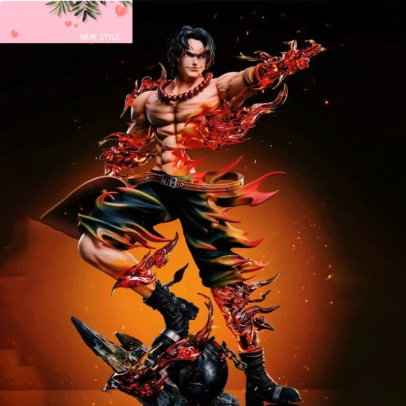 

26cm One Piece Ace Anime Figure Portgas·D· Ace Action Figurine Pvc Model Statue Collection Decoration Toys Gift Ornaments