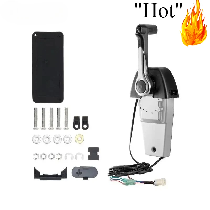 

SucceBuy 704-48205-P1 Throttle Control Box - Top Mount Outboard Remote for 4-Stroke Marine Engines