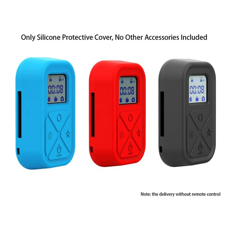 เคสซิลิโคนบลูทูธควบคุมระยะไกลสำหรับ GoPro 10 HERO 11 10 9 8สมาร์ทโฟนอุปกรณ์เสริมกล้องแอคชั่นสีดำ