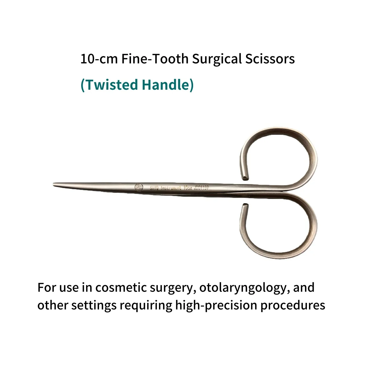10 cm Twist-Handle Precision Separating Scissors Express Cut for Plastic Surgery Ophthalmology and ENT Vet