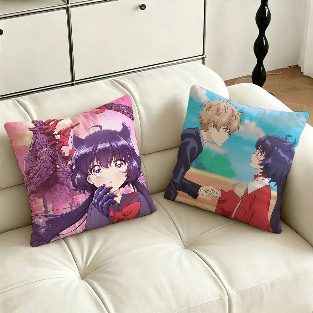 Anime O-Otome Kaiju C-Carameliser Pillow Case for Sofa Living Room Home office Decor Protective Cover