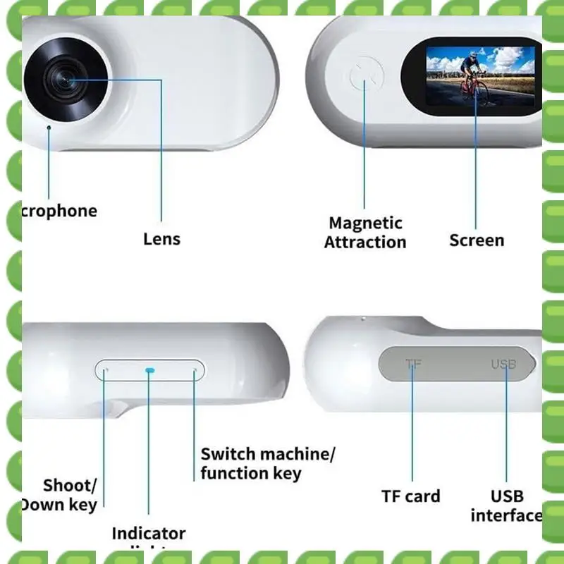 

A04V HD беспроводная камера-ошейник, ошейник для камеры для собак и кошек, камера для няни, видеозапись, подарок на день рождения