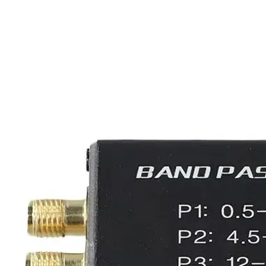 Radio Pre Filter 4 PASS BPF 1Hz-300MHz 50 Ohm For SMA Female For Malachite For DSP Receiver High Impedance RF Amp Aluminum Case
