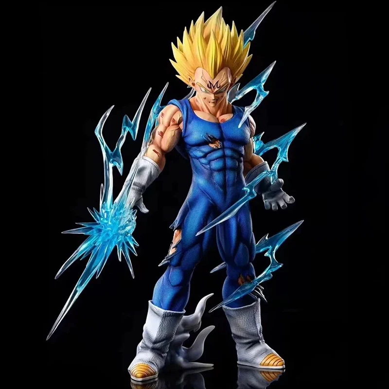 26cm Self-destruct Majin Vegeta Figurine GK Dragon Ball Z Anime Figures PVC Gradient Vegeta Model Collection Ornament Toys