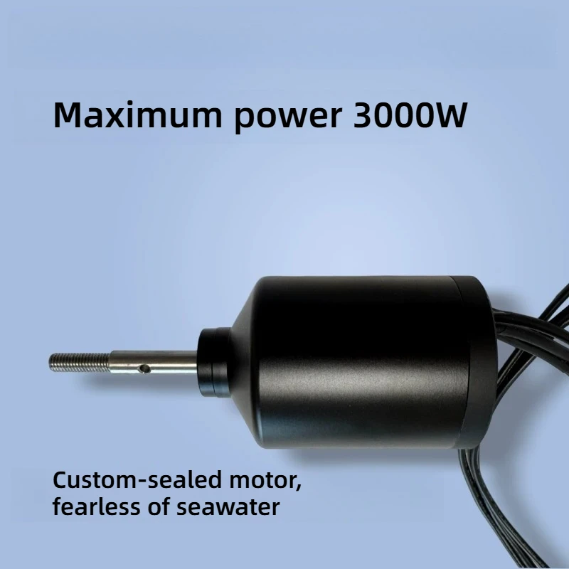 6384  Waterproof Underwater Thruster 48V 3KW Anti-Corrosion For Efoil Surfboard SUP Paddle Board Inflatable Boat Drive System