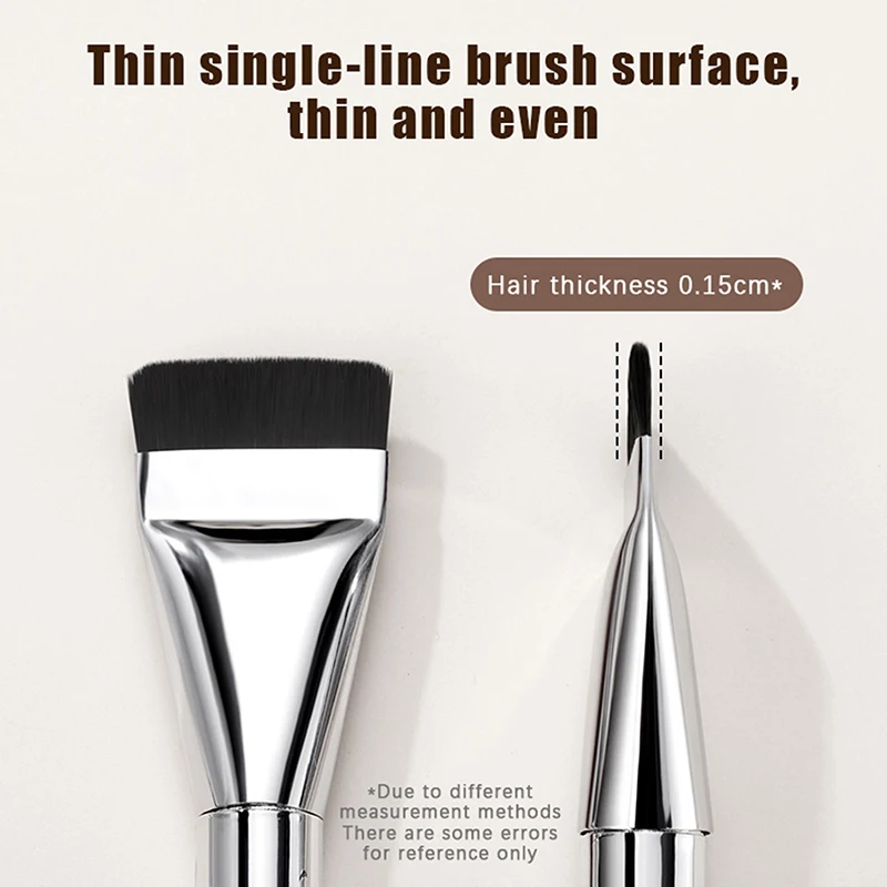 [JN] فرش توزيع قناع الوجه فرشاة مكياج مزدوجة الأطراف مع ملعقة شعر ناعم مسطح للعناية بالبشرة وتنظيف الوجه