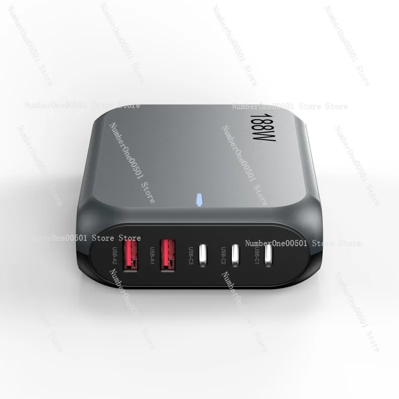 2024 New 140W Desktop Charging Fusion Fast Charging Head High Power PD3.1 Multi-port Charger