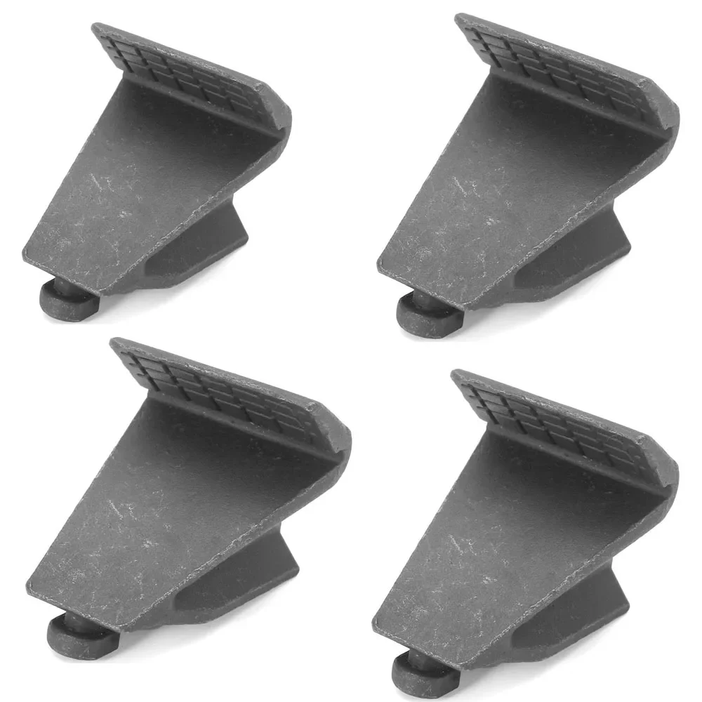 

4PCS Tire Changer Machine Part Rim Clamp Metal Jaw Cover Guard Seat Wheel Repair Durable Black