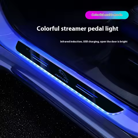 자동차 문짝 조명 프로젝터 램프, 빛나는 LED 웰컴 페달 스커프 플레이트, 스코다 옥타비아 A5 A7, 파비아, 뛰어난 코디아크 카록 - AliExpress 