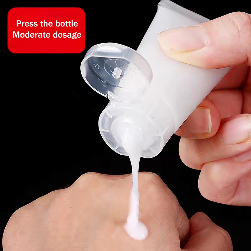 10 Unidades de Frascos Recarregáveis Transparentes para Loção, Tubos Foscos Vazios para Viagem, Embalagem para Cosméticos, Creme, Loção, Shampoo e Dispensador de Banho