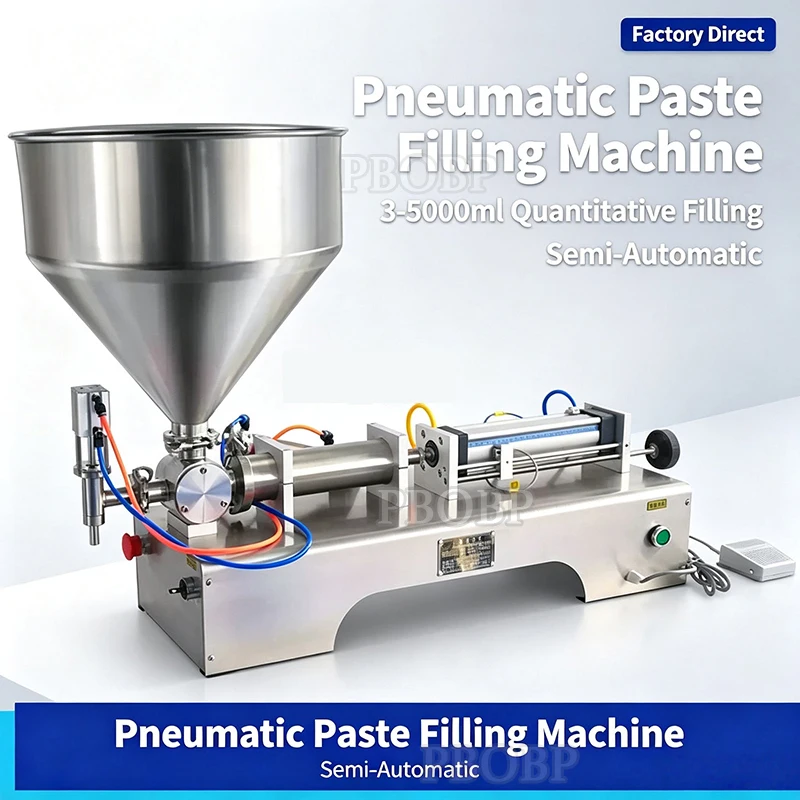 Viscous Sauce Filling Machine Food Packaging Equipment Bottle Paste Filler Liquids Water Cream Honey Dosing Filler