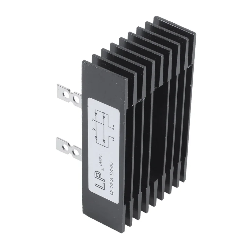 2X 100Amp 1200Volts 4 Pins 1 Phase Diode Bridge Rectifier Ql100 Type