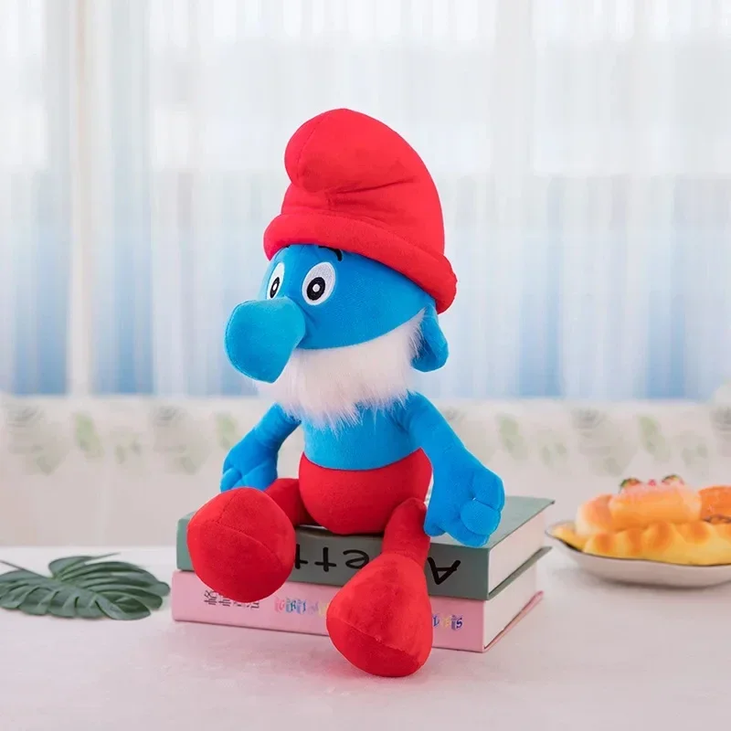 40cm Disney Smurfs Painter Engineer Chef Modeling Plush Toys Cartoon Anime Plush Toy Children's Birthday Gifts