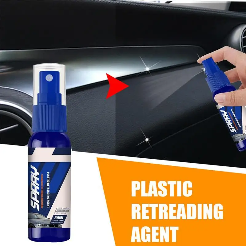 Car Refurbishment Agent Car Plastic Restorer Polish For Interior Exterior Polishing Spray Paint Agent Car Products For Vehicles