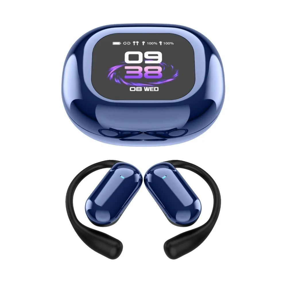 

Наушники-переводки AI в реальном времени, 144-язычный ЖК-дисплей с сенсорным экраном, языковой переводчик, наушники HD Sound, двусторонние наушники с открытым ухом