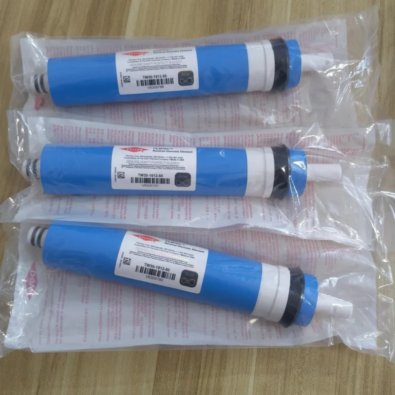 3 шт. Dow Filmtec 50 Gpd мембрана обратного осмоса TW30-1812-50 кухонный RO фильтр для воды