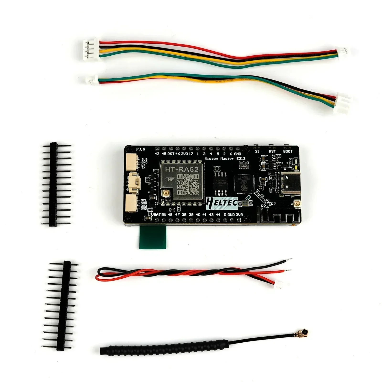 Placa de desarrollo de ESP32-S3 con pantalla de tinta electrónica de 2,13 "con WiFi/BLE y placa IoT de potencia Ultra baja LoRa opcional para Arduino/mashtastic