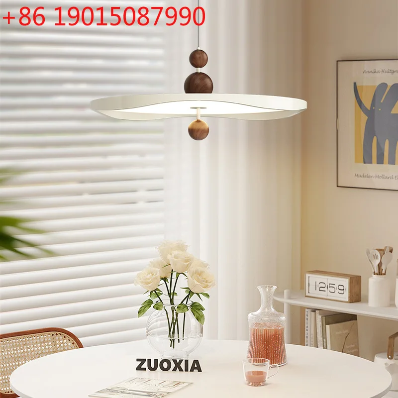 

French Cream Style Restaurant Chandelier Modern Simple Dining Table Full Spectrum Eye Protection Flying Saucer Creative